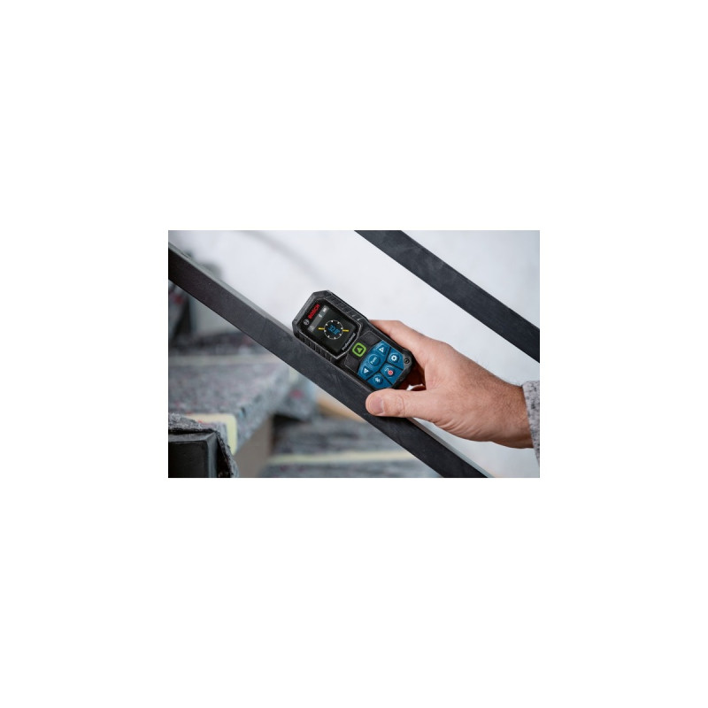 Bosch Laser-Entfernungsmesser GLM 50-27 CG Professional(blau/schwarz, Li-Ion-Akku 3,7V 1Ah, Reichweite 50m, grüne Laserlinie)