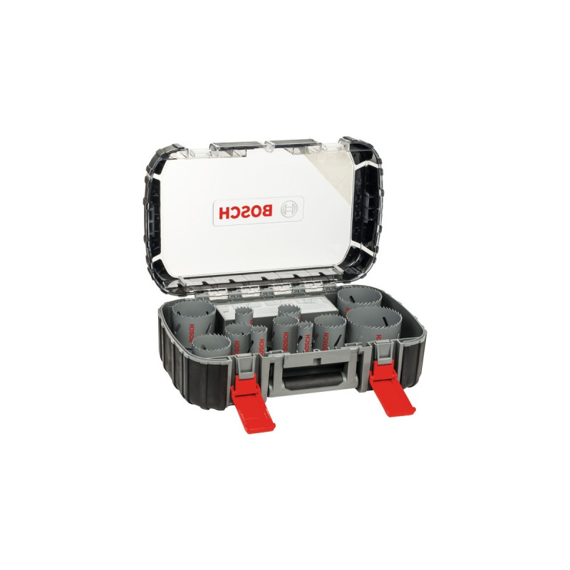 Bosch Lochsägen-Set HSS-Bimetall Universal, Ø 20-76mm, 17-teilig