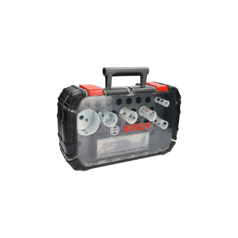 Bosch Lochsägen-Set Progressor for Wood & Metal, Ø 19- 68mm, 9-teilig(mit Power Change Adapter, Koffer)