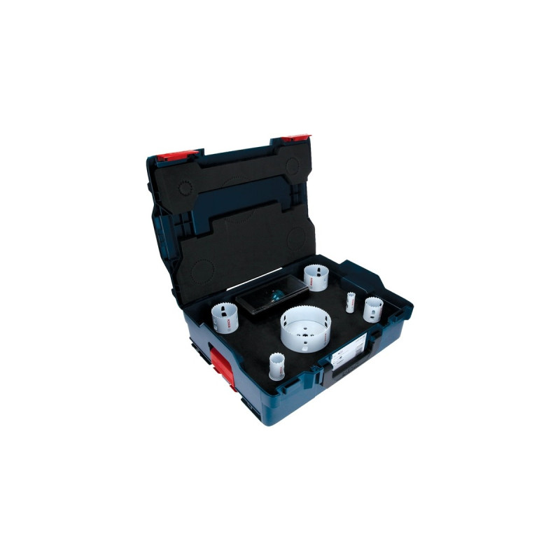 Bosch Lochsägen-Set Progressor for Wood & Metal, Ø 20-114mm, 8-teilig(mit Power Change Adapter, L-BOXX)