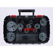 Bosch Lochsägen-Set Progressor for Wood & Metal, Ø 20-76mm, 14-teilig(mit Power Change Plus-Adapter, Koffer)