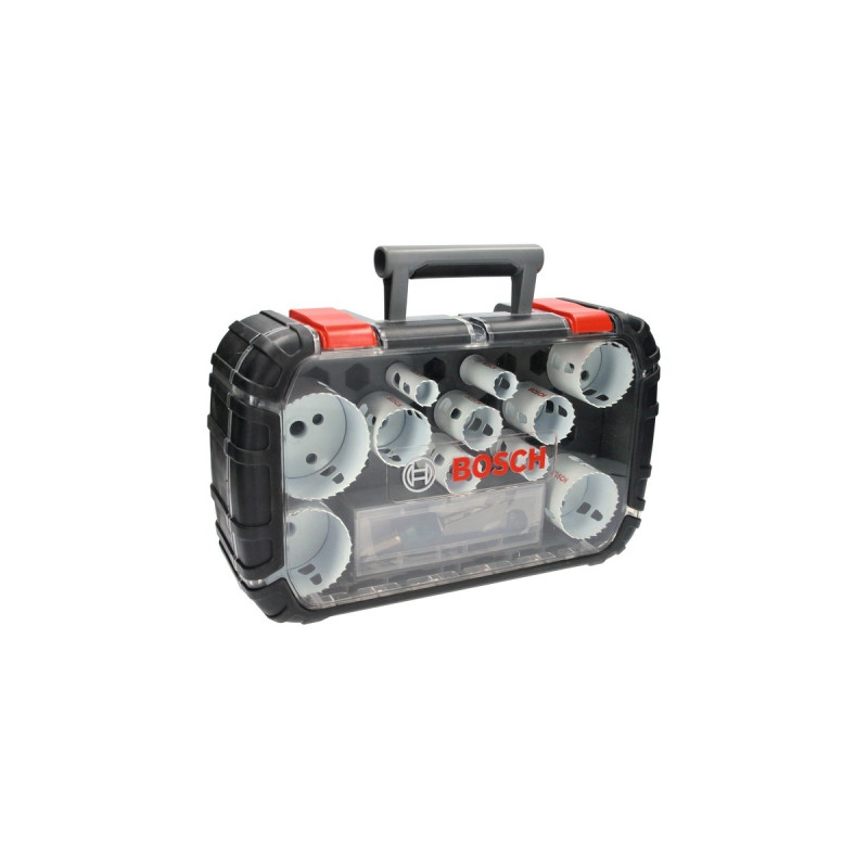 Bosch Lochsägen-Set Progressor for Wood & Metal, Ø 20-76mm, 14-teilig(mit Power Change Plus-Adapter, Koffer)