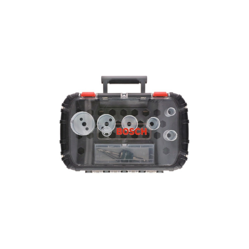 Bosch Lochsägen-Set Progressor for Wood & Metal, Ø 22- 65mm, 9-teilig(mit Power Change Adapter, Koffer)