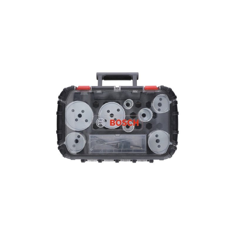 Bosch Lochsägen-Set Progressor for Wood & Metal, Ø 25-86mm, 11-teilig(mit Power Change Adapter, Koffer)