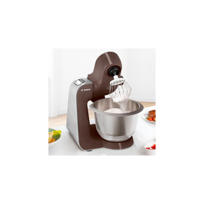 Bosch MUM58A20 Küchenmaschine(edelstahl/braun, 1.000 Watt, Serie 4)