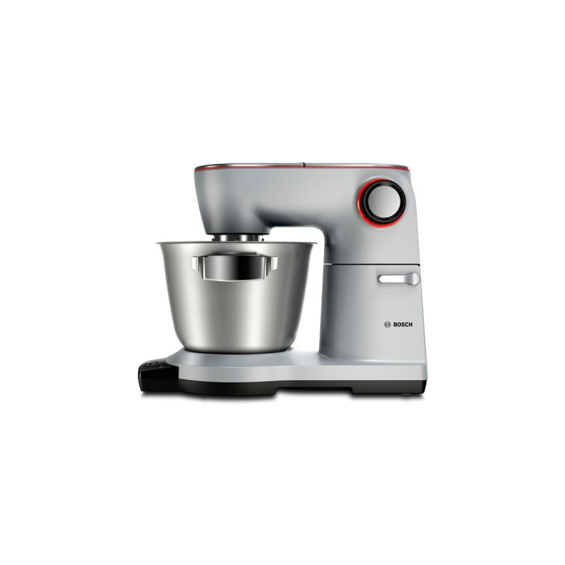 Bosch MUM9AX5S00 Küchenmaschine OptiMUM(silber, 1.500 Watt, Serie 8, integrierte Waage, Timer, Profi-Patisserie-Set)