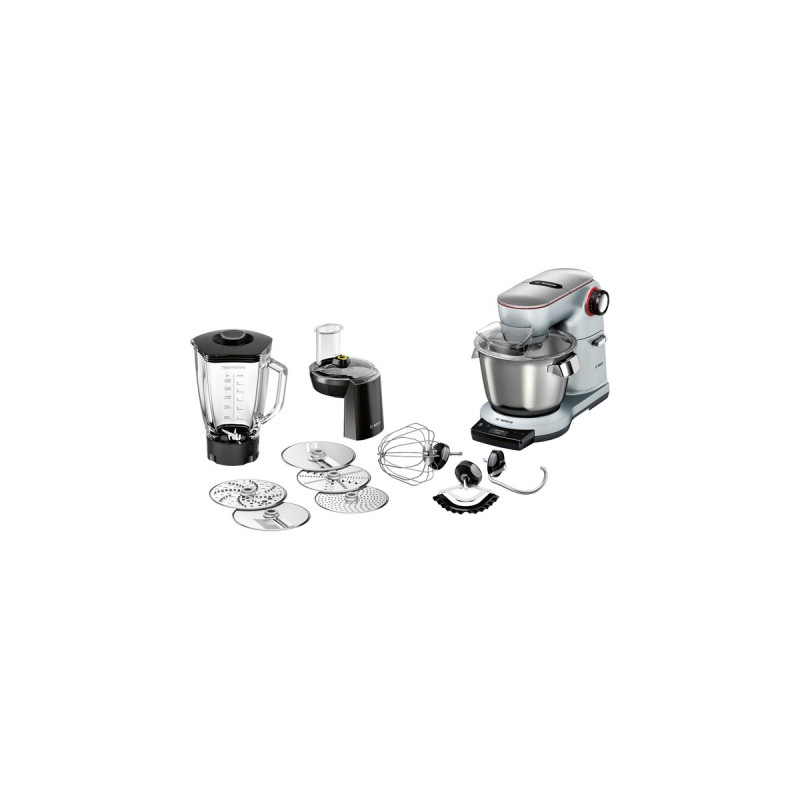 Bosch MUM9DT5S41 Küchenmaschine OptiMUM(silber, 1.600 Watt, Serie 8)