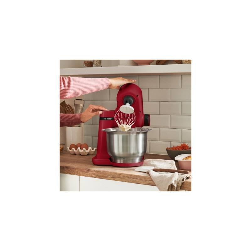 Bosch MUMS2ER01 Küchenmaschine(rot, 700 Watt, Serie 2)