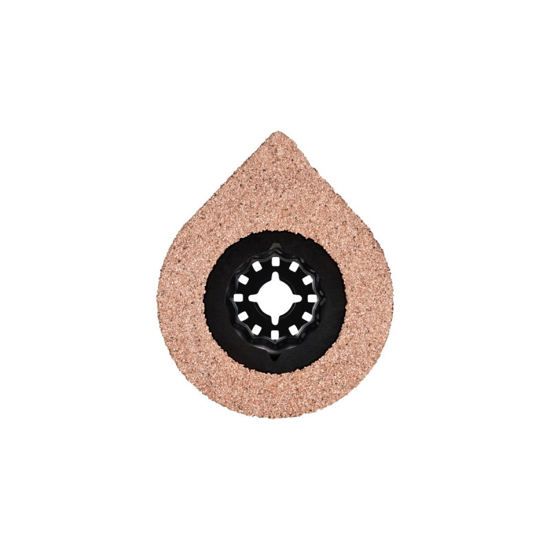 Bosch Mörtelentferner Expert AVZ 70 RT4 Grout + Abrasive, Ø 70mm, Sägeblatt(10 Stück, Carbide-RIFF, Schnittbreite 2,5mm)