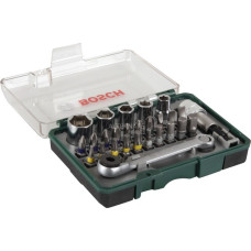 Bosch Mini Ratschen-Set 27-teilig, Werkzeug-Set(grün)