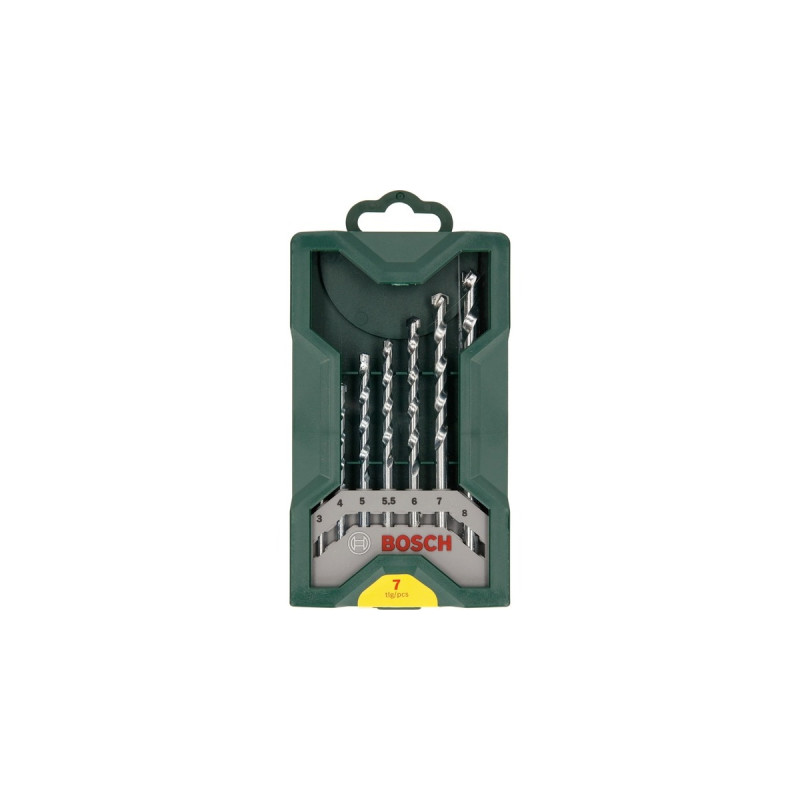 Bosch Mini X-Line Steinbohrer-Satz, 7-teilig(grün)