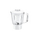 Bosch Mixeraufsatz MUZ45MX1, Glas(weiß/transparent, 0,8 Liter, für Küchenmaschine MUM Serie 2, MUM Serie 4, MUM4, MUM5)
