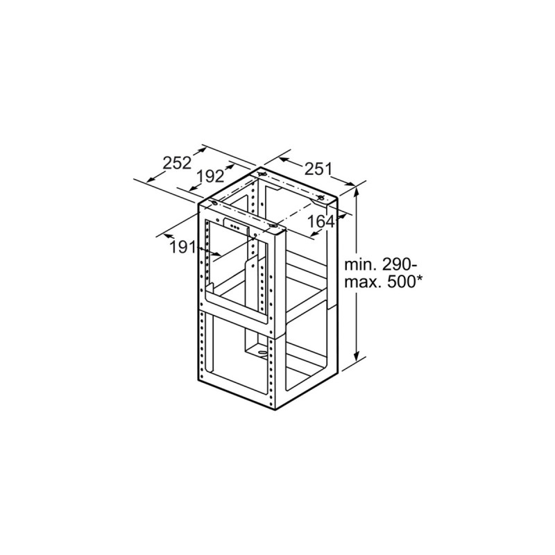 Bosch Montageturmverlängerung DHZ1250(500 mm)