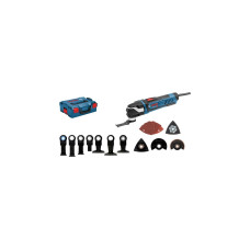 Bosch Multi-Cutter GOP 40-30 Professional, Multifunktions-Werkzeug(blau/schwarz, 400 Watt, L-BOXX, inkl. Zubehör)