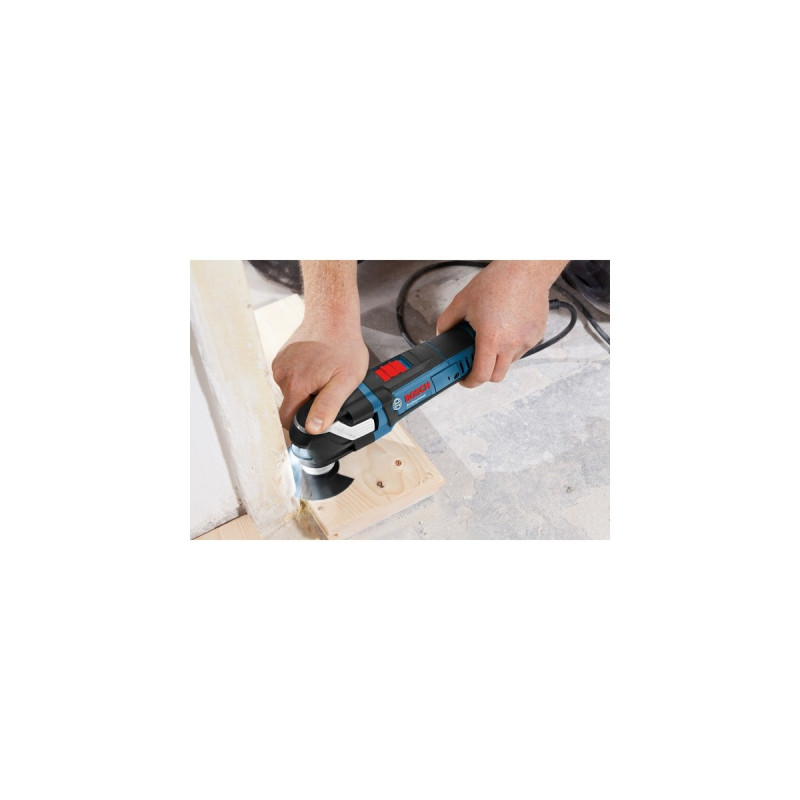 Bosch Multi-Cutter GOP 40-30 Professional, Multifunktions-Werkzeug(blau/schwarz, 400 Watt, L-BOXX, inkl. Zubehör)