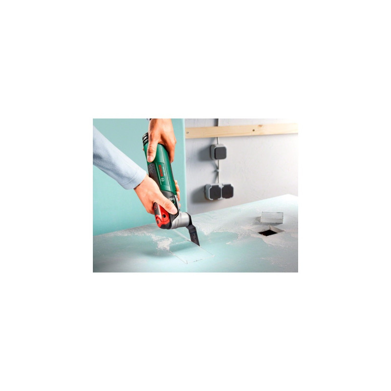 Bosch Multifunktions-Werkzeug PMF 250 CES(grün/schwarz, 250 Watt, inkl. Zubehör Set groß)