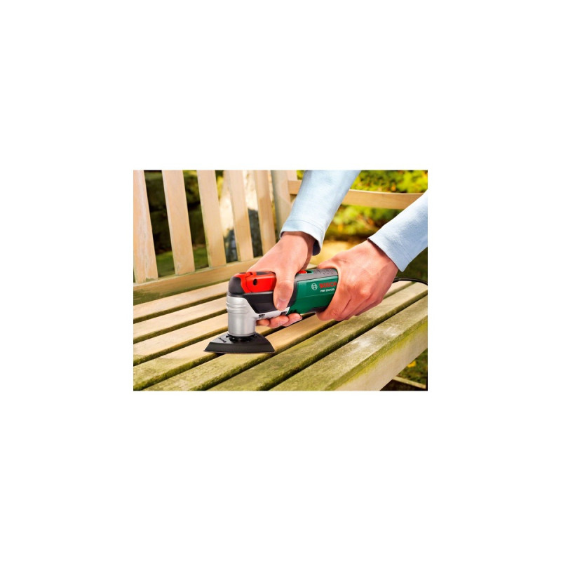 Bosch Multifunktions-Werkzeug PMF 250 CES(grün/schwarz, 250 Watt, inkl. Zubehör Set groß)