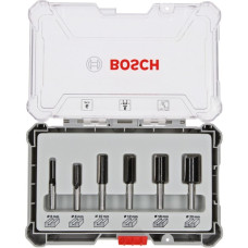 Bosch Nutfräser-Set, 6-teilig(6mm-Schaft)