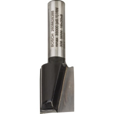 Bosch Nutfräser Standard for Wood, Ø 16mm, Arbeitslänge 19,6mm(Schaft Ø 8mm, zweischneidig)
