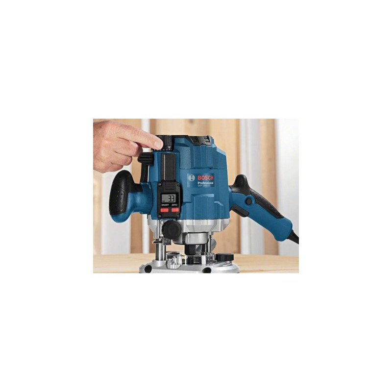 Bosch Oberfräse GOF 1250 LCE(blau, L-BOXX, 1250 Watt)