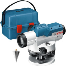 Bosch Optisches Nivelliergerät GOL 20 D Professional(blau, Koffer, Maßeinheit 360 Grad)