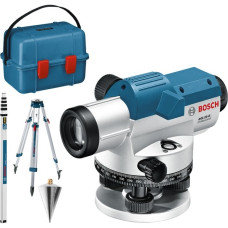 Bosch Optisches Nivelliergerät GOL 20 G Professional, mit Baustativ(blau, Koffer, Maßeinheit 400 Gon)