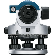 Bosch Optisches Nivelliergerät GOL 26 G Professional, mit Baustativ(blau, Koffer, Maßeinheit 400 Gon)