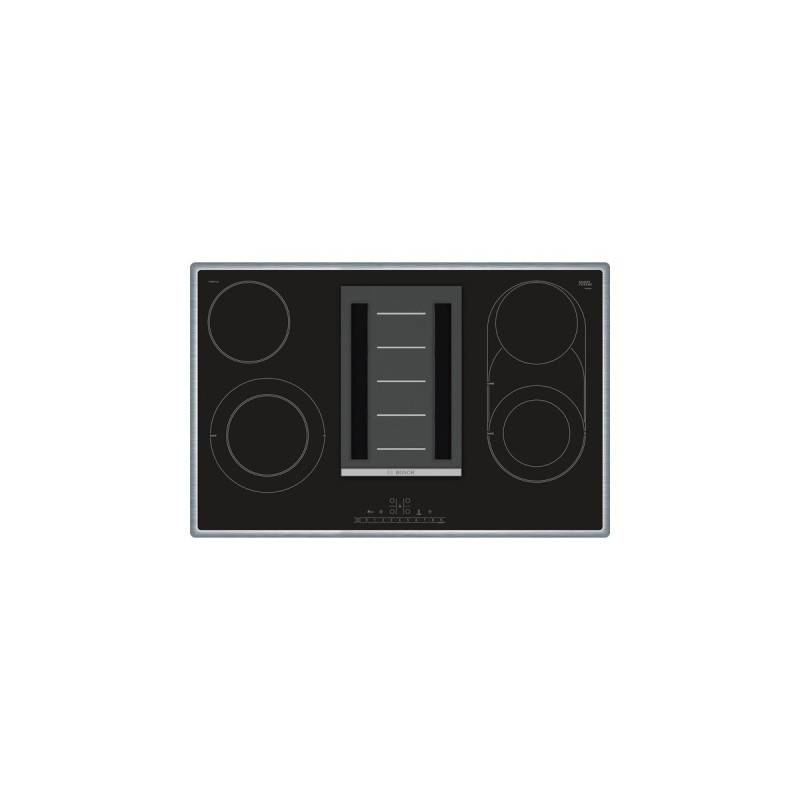 Bosch PKM845F11E Serie | 6, Autarkes Kochfeld(schwarz/edelstahl, mit integriertem Dunstabzug)