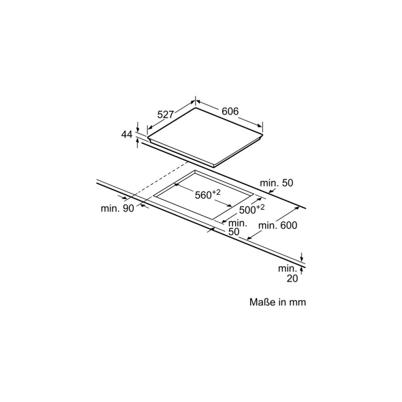 Bosch PKN675DP1D Serie | 8, Autarkes Kochfeld(schwarz)