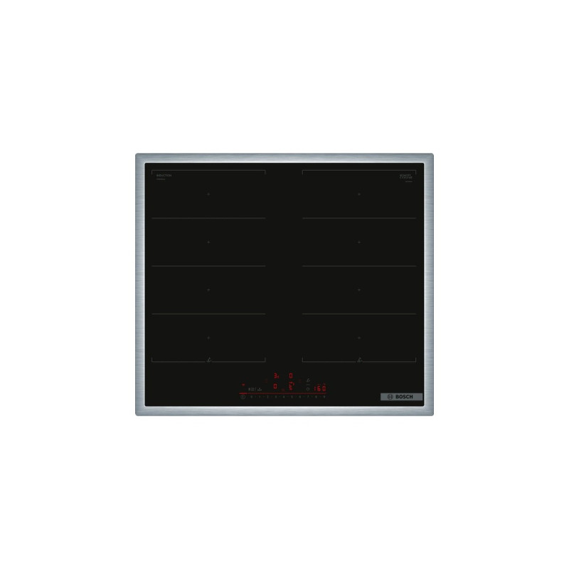 Bosch PXX645HC1E Serie 6, Autarkes Kochfeld(schwarz/edelstahl, 60 cm)