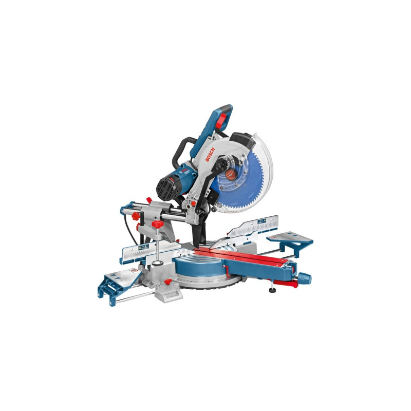 Bosch Paneelsäge GCM 12 SDE Professional, Kapp-und Gehrungssäge(blau, 1.800 Watt)