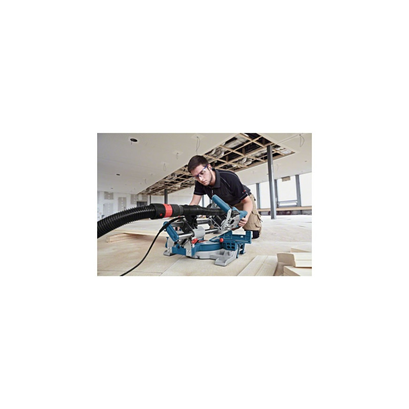 Bosch Paneelsäge GCM 8 SJL Professional, Kapp-und Gehrungssäge(blau/schwarz, 1.600 Watt)