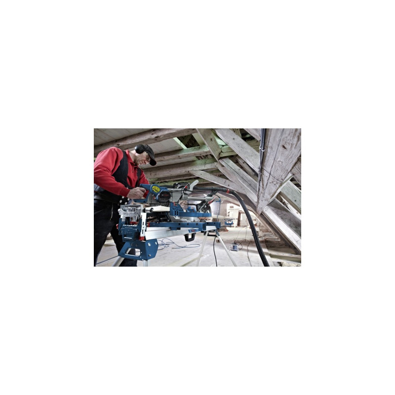 Bosch Paneelsäge GCM 8 SJL Professional, Kapp-und Gehrungssäge(blau/schwarz, 1.600 Watt)