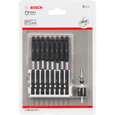 Bosch Pick and Click Impact Control Doppelklingenbit-Satz, 9-teilig(110mm, TORX, PH, PZ)