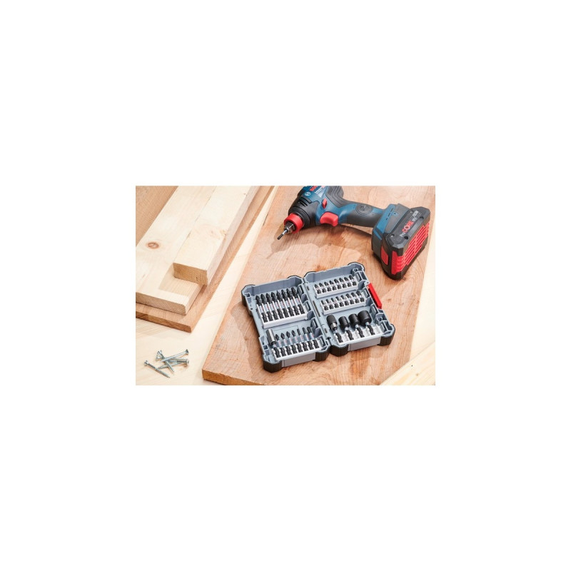 Bosch Pick and Click Impact Control Doppelklingenbit-Satz, 9-teilig(65mm, TORX, PH, PZ, Schlitz)