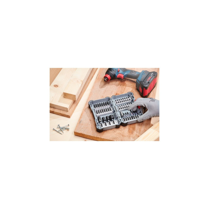 Bosch Pick and Click Impact Control Doppelklingenbit-Satz, 9-teilig(65mm, TORX, PH, PZ, Schlitz)