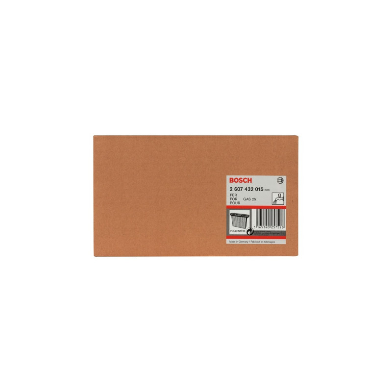 Bosch Polyester-Faltenfilter, für GAS 25 L SFC