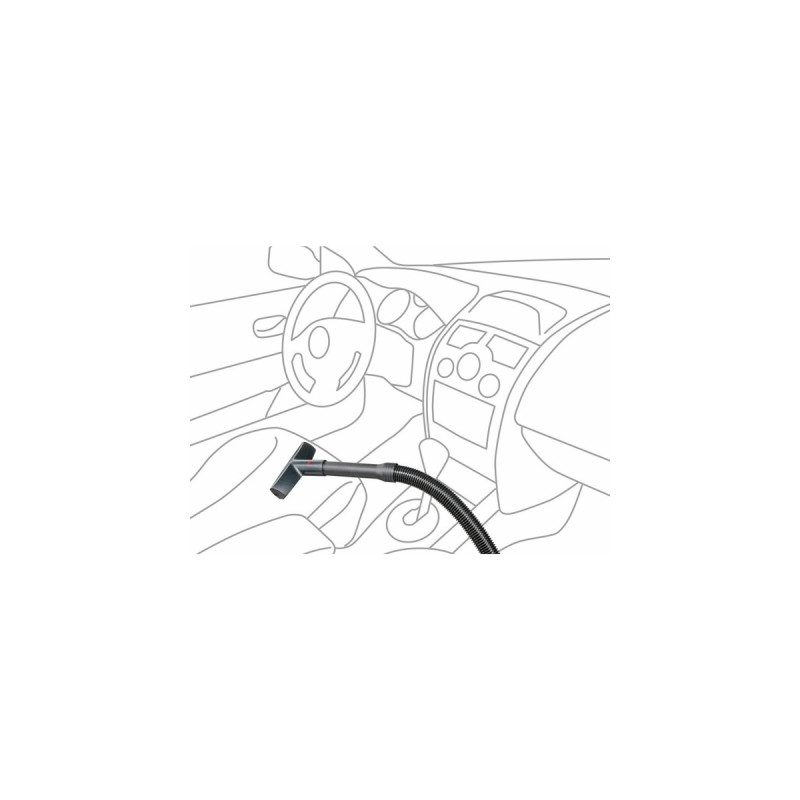 Bosch Profi-Zubehör-Set für Akku-Sauger BCH6 Athlet, Düse(schwarz, 5-teilig)