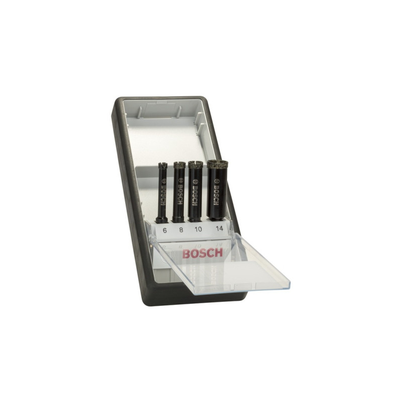 Bosch Robust Line Diamantnassbohrer-Satz, 4-teilig
