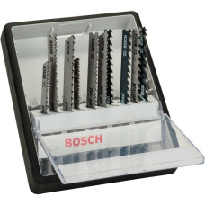 Bosch Robust Line Stichsägeblatt-Satz Wood, 10-teilig