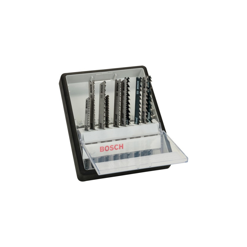 Bosch Robust Line Stichsägeblatt-Satz Wood, 10-teilig