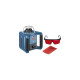 Bosch Rotationslaser GRL 300 HV Professional, mit Baustativ(blau/schwarz, Koffer)