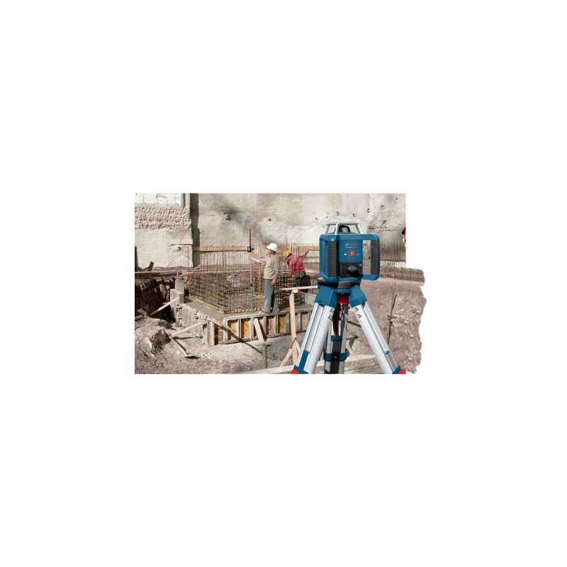 Bosch Rotationslaser GRL 400 H Professional, mit Empfänger(blau/schwarz, Koffer, rote Laserlinie)