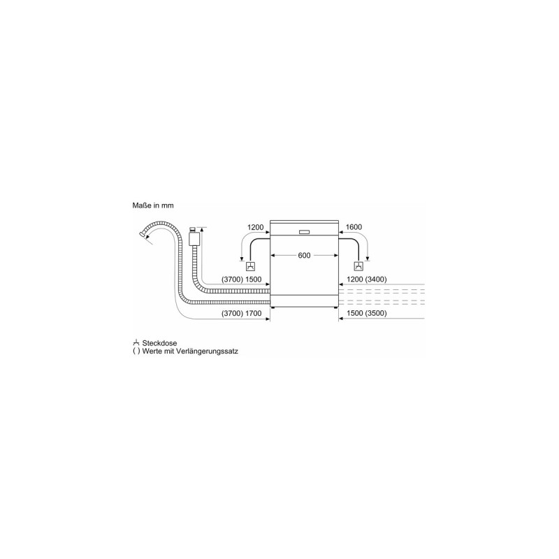 Bosch SMD8TCX01E, Spülmaschine(60 cm)