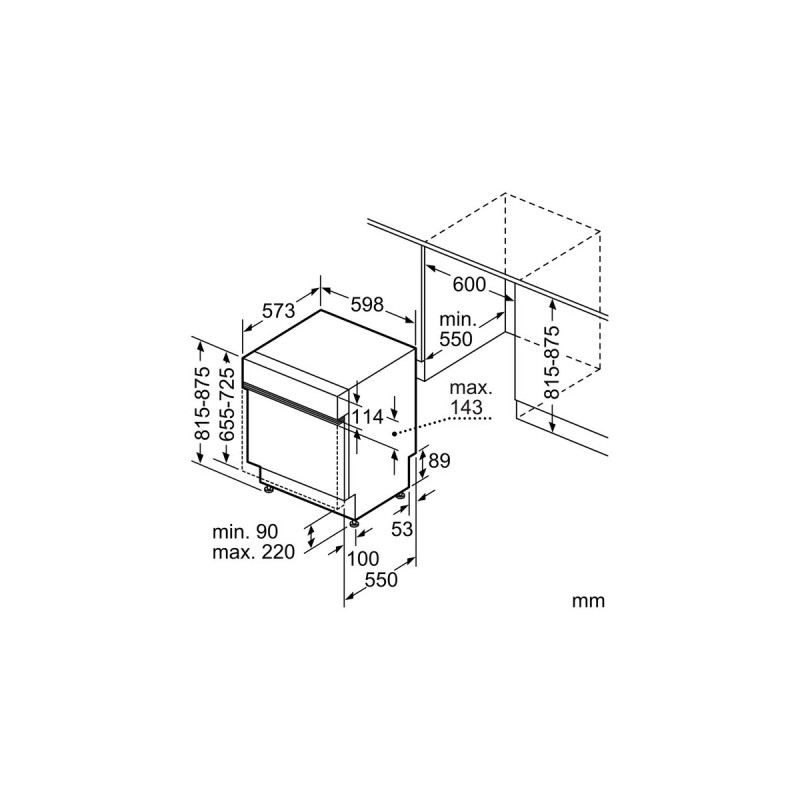 Bosch SMI2ITS33E Serie | 2, Spülmaschine(edelstahl, Home Connect)