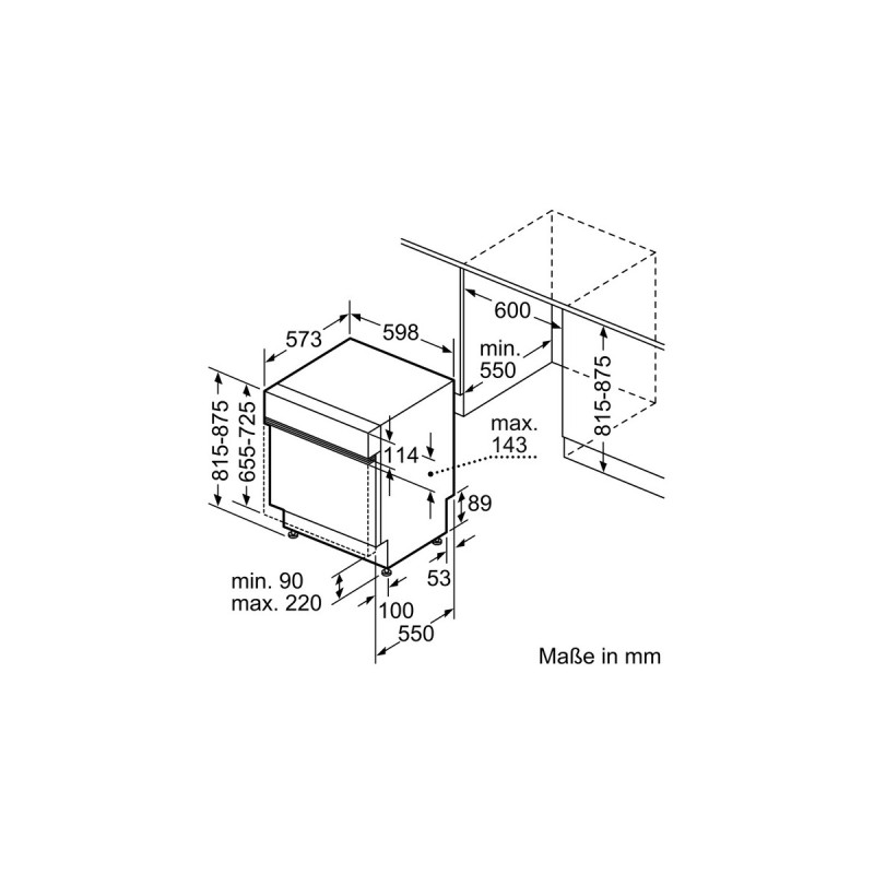Bosch SMI4ECS21E Serie 4, Spülmaschine(60 cm, Home Connect)