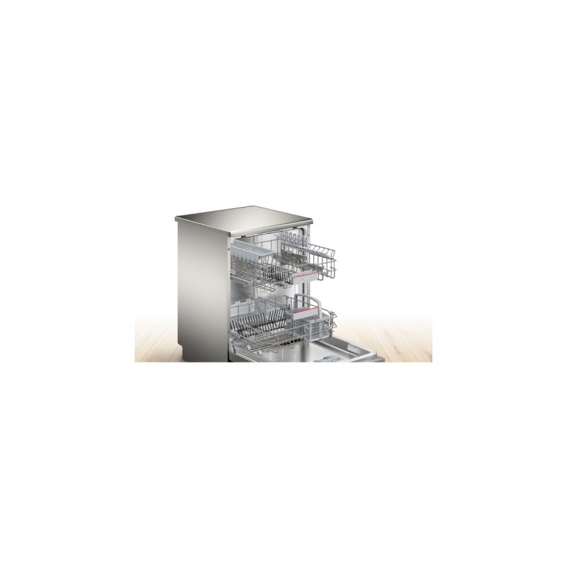 Bosch SMS4HTI00E Serie 4, Spülmaschine(silber/inox, 60 cm, Home Connect)
