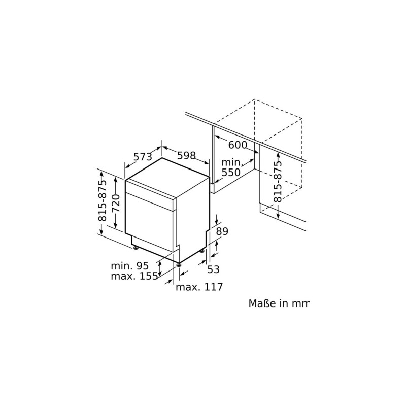 Bosch SMU6ZCS49E Serie | 6, Spülmaschine(edelstahl, Home Connect)