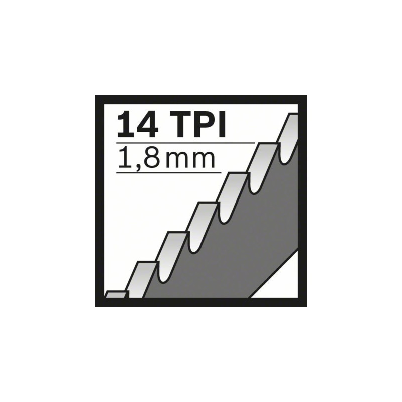 Bosch Säbelsägeblatt S 1122 BF Flexible for Metal, 2 Stück(Länge 225mm)