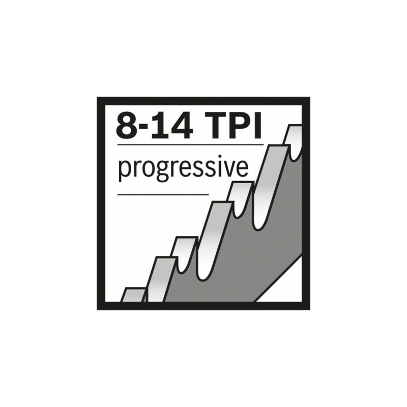 Bosch Säbelsägeblatt S 123 XF Progressor for Metal, 100 Stück(Länge 150mm)